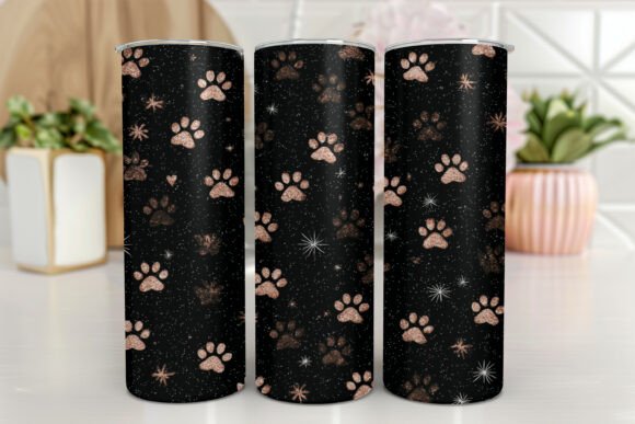 20 Oz Skinny Tumbler Sublimation Paw: Graphics & Tumbler Wraps