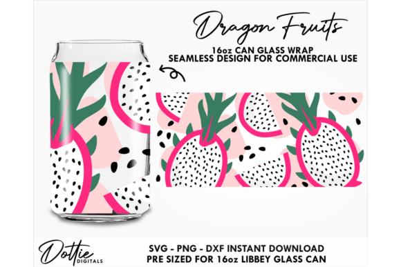 Dragon Fruit 16oz Glass Can Wrap SVG: Practical Review