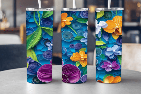 Mystic Orchid Petals Tumbler Graphics