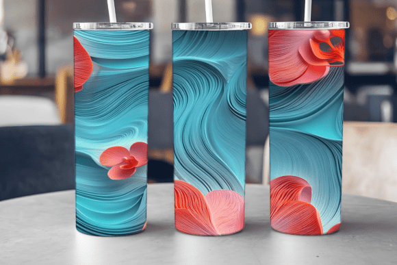 Purple Orchid Glow Tumbler Graphics