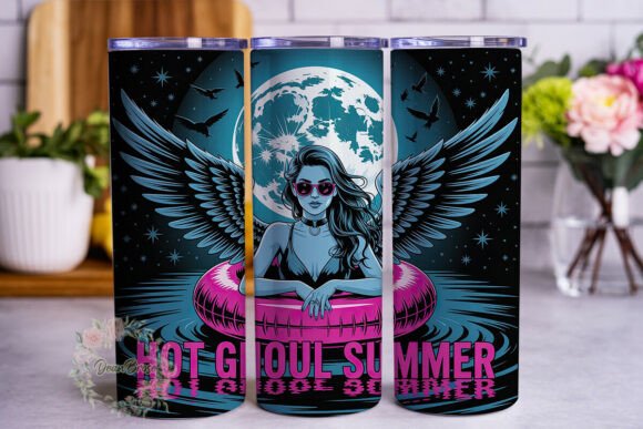 Spooky Summer Ghoul Tumbler Wraps Graphics Review