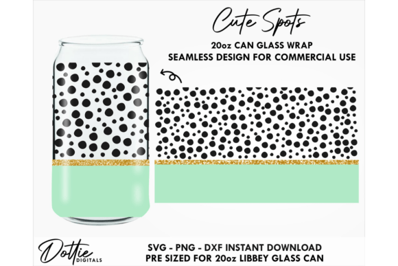 Spots 20oz Glass Can Wrap SVG: A Hands-On Design Review